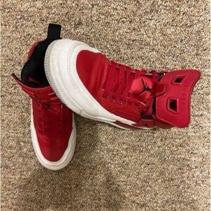Jordan Spizike‎ 2017 Gym Red high top Basketball Women's Size 7.#SHELF